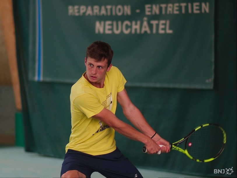 Damien Wenger a gagné son simple jeudi contre Grasshopper. (Photo archives)