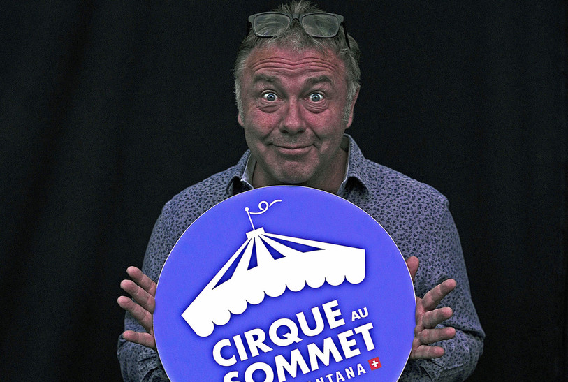 Jean.Luc Barbezat, co-dirige le Cirque au Sommet à Cran-Montana. Il co-signe la mise en scène. Photo: Cirque au Sommet