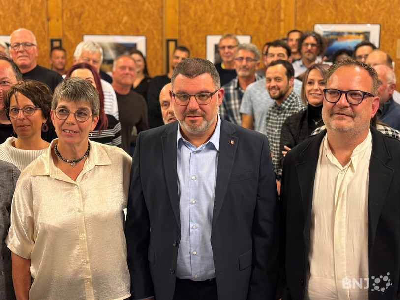 Damien Chappuis est bien entouré pour le lancement de la campagne au 2e tour.