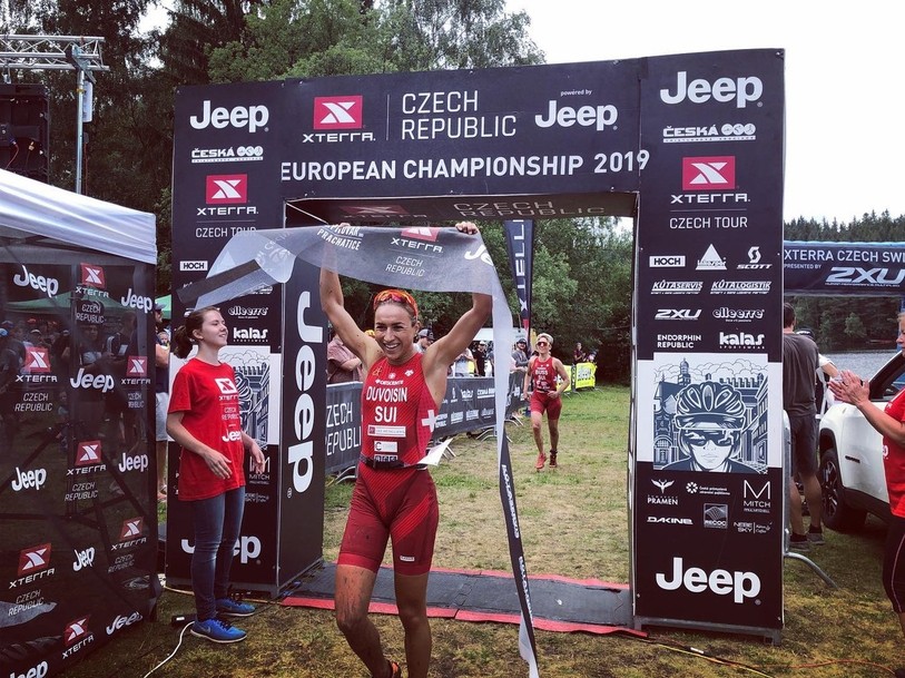 Loanne Duvoisin est montée deux fois sur la boîte ce week-end (photo: Facebook Xterra Czech)