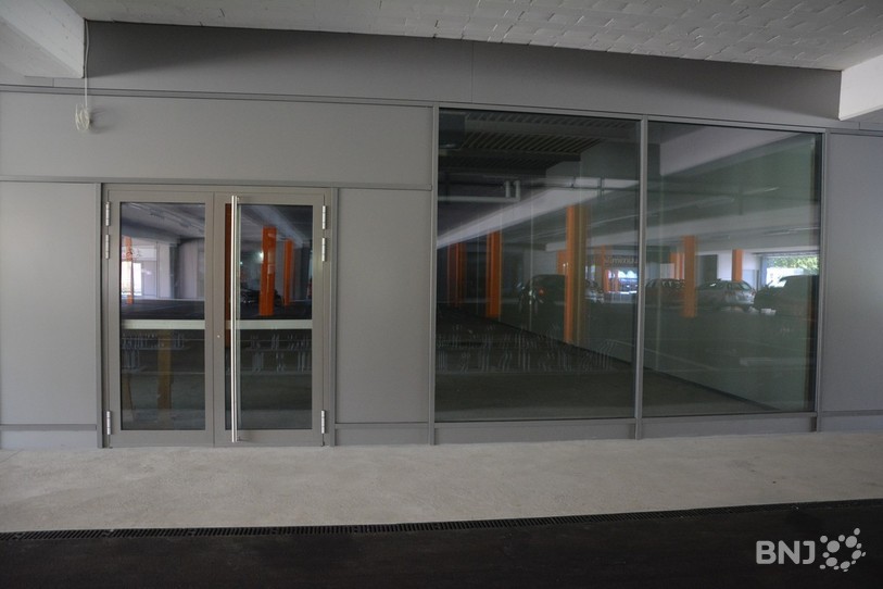 Plus de la moitié de la surface du Courrendlin Centre cherche encore preneur.