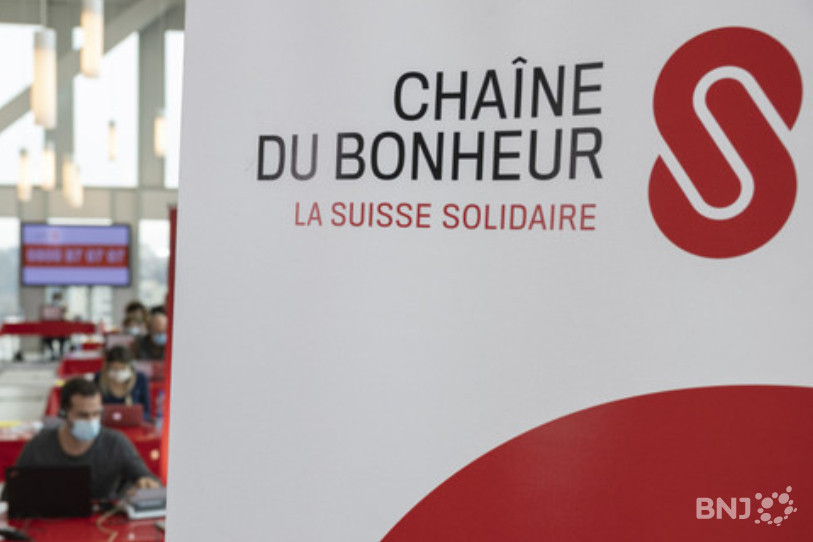 Ce mercredi, la Chaîne du Bonheur mène une Journée nationale de solidarité en soutien à Gaza. (Photo : KEYSTONE/SALVATORE DI NOLFI)
