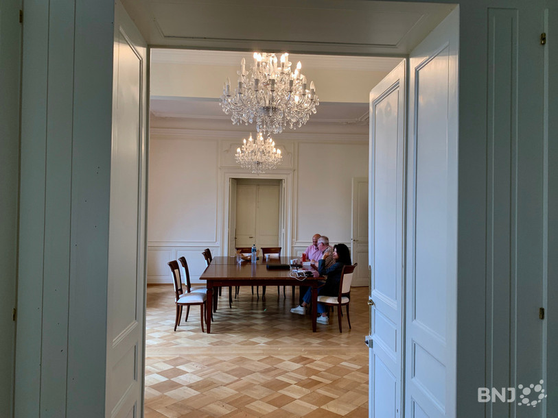 Vue du principal salon de la Petite Rochette.