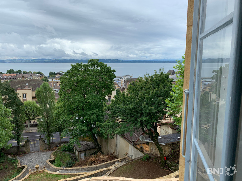 Vue depuis l'une des chambres de la Petite Rochette.