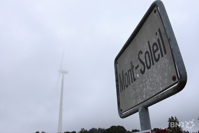   Le secteur éolien a dopé la production électrique dans le Swiss Energypark. Photo : Archives