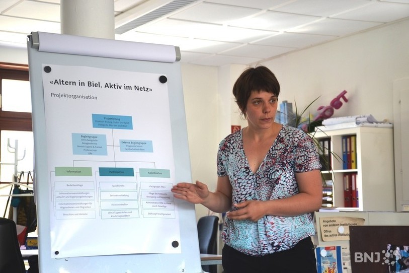 Brigitte Brun terminera son mandat pour la ville de Bienne à la fin du mois de septembre (photo : archives).