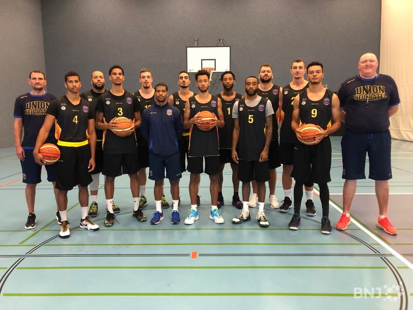 Union Neuchâtel, ici lors de la présentation de l'équipe, est prêt à attaquer une nouvelle saison de Swiss Basketball League. 