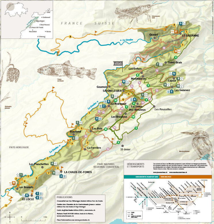 doubs carte touristique