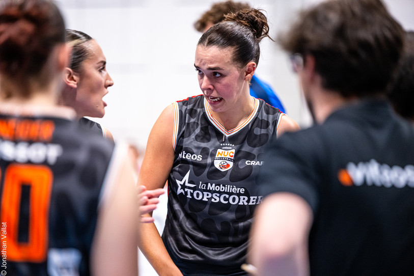 Maia Dvoracek et le NUC sont toujours invaincues cette saison en championnat (photo : archives, Jonathan Vallat).