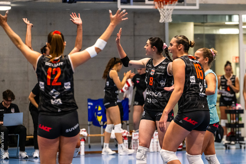 Avec sa victoire contre les Zurichoises, le NUC est assuré de terminer à la première place du classement au terme de la saison régulière. (Photo : archives Jonathan Vallat)