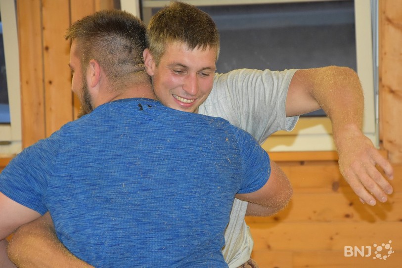 Même à l'entraînement, Maël Staub ne perd pas le sourire.