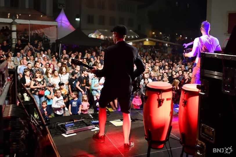 Les concerts ont notamment eu du succès lors de la Braderie prévôtoise (photo : Georges Henz).