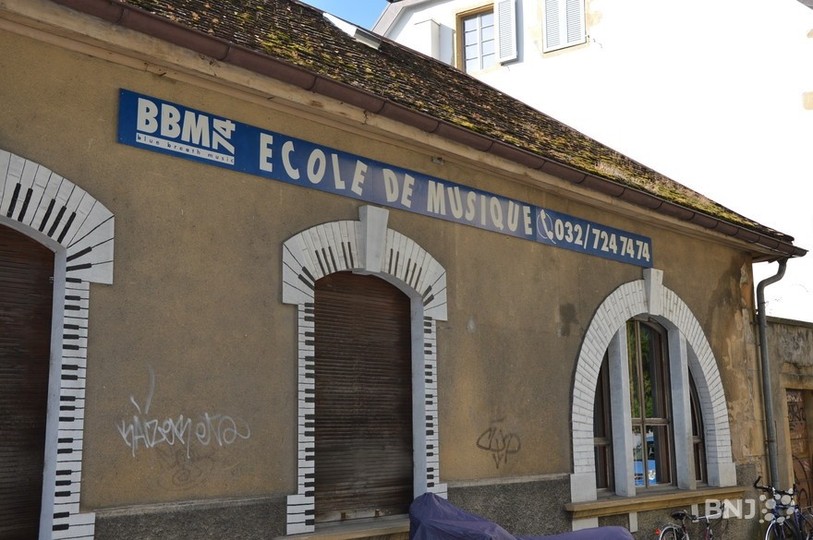 Le bâtiment de BBM74 au faubourg de l'hôpital 74 à Neuchâtel. (photo: archives)