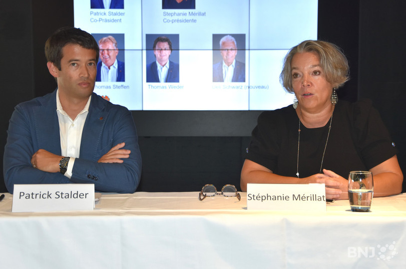 Patrick Stalder va désormais partager la fonction de président du HC Bienne avec Stéphanie Mérillat.