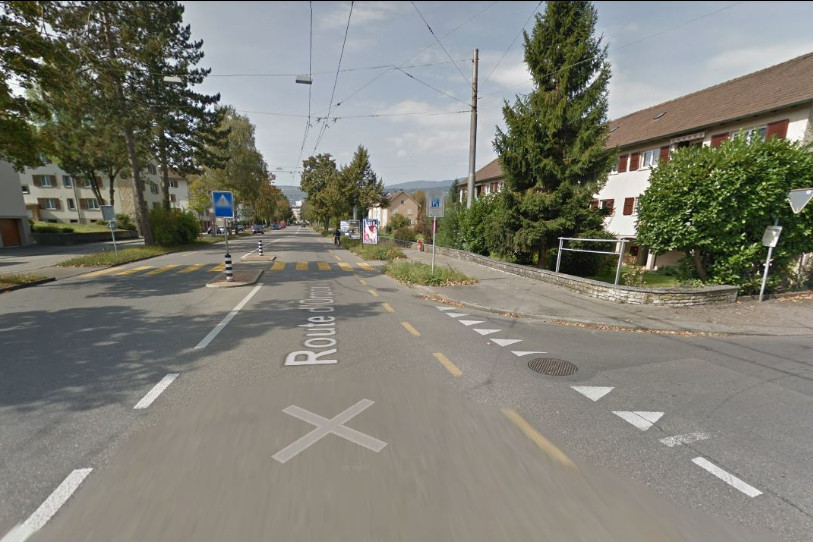 L'accident s'est produit au croisement entre la route d'Orpond et le chemin du Mauchamp. (Photo : Google Maps)