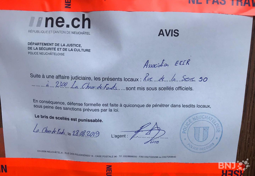 Le bâtiment qui abrite le restaurant social Ekir a été mis sous scellés ce mercredi à la suite d'une fuite de gaz.