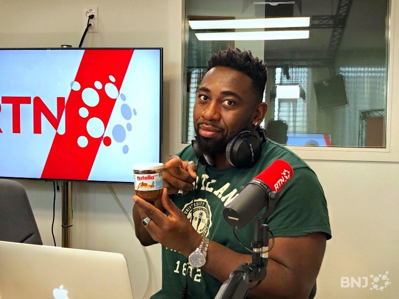 Christian Mukuna et son pot de Nutella