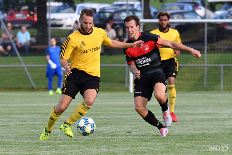 Le FC Cornol-La Baroche de Vincent Voisard (à gauche) s'apprête à fusionner avec le FC Courgenay d'Adrien Jeker (photo: archives/Georges Henz).