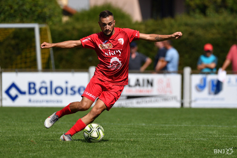 Frédéric Tosato (ici sous les couleurs du FC Bienne) est capable de malmener les défenses de 1re Ligue (photo : archives).