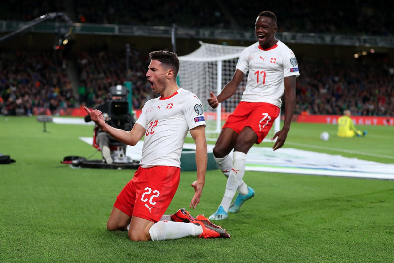Malgré un but de Fabian Schär, la Suisse a été tenue en échec par la République d'Irlande. (Photo: Twitter UEFA Euro 2020).
