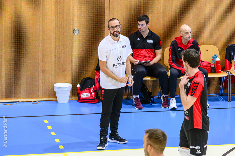 L'entraineur Matteo Cacchiarelli pourra compter sur un nouveau duo de passeurs. (Photo: Archives Bertrand Pfaff)