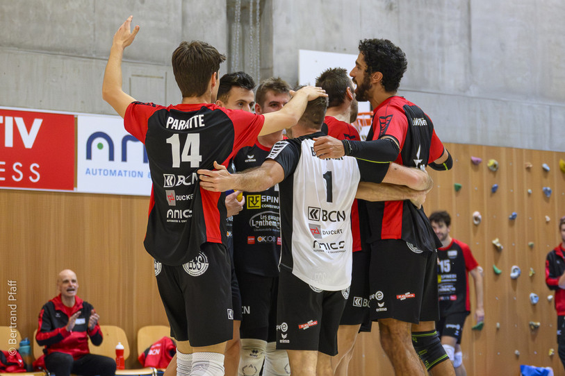 Une semaine après sa première victoire en championnat, Colombier volley se qualifie en Coupe.