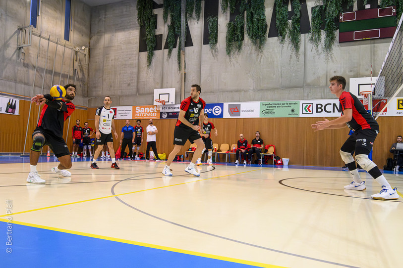 Colombier volley n'as pas réussi à s'imposer contre Saint-Gall samedi devant son public. (Photo archives : Bertand Pfaff)