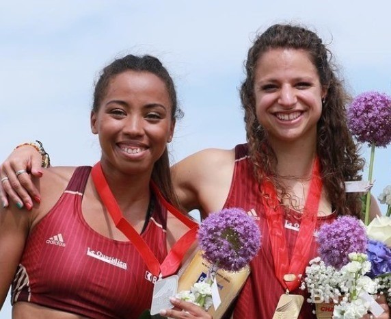 Rachel Pellaud (à g.) et Fanette Humair peuvent avoir le sourire, elles sont sélectionnées pour les Mondiaux de Doha. (Photo : Christian Vernier)