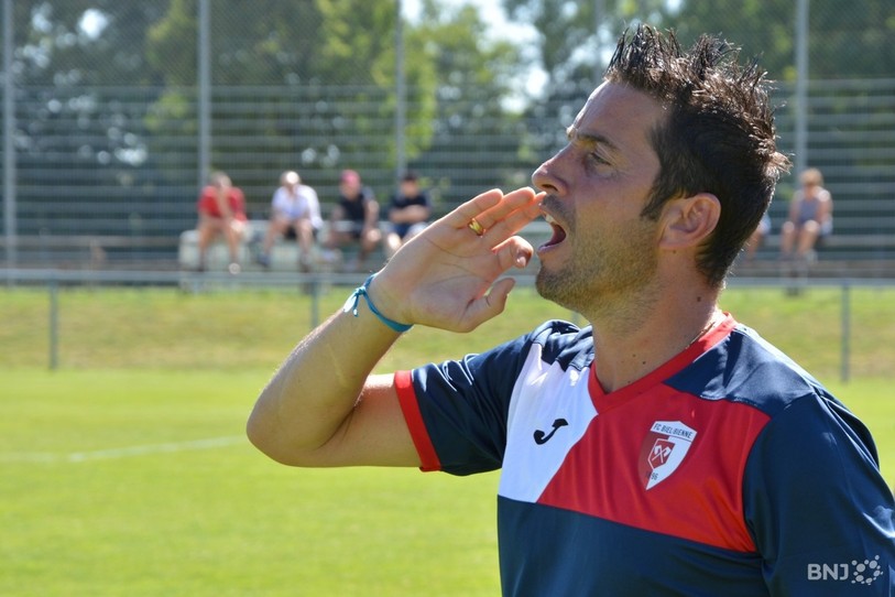 Anthony Sirufo et le FC Bienne ont été accrochés par le FC Moutier. (photo : archives)