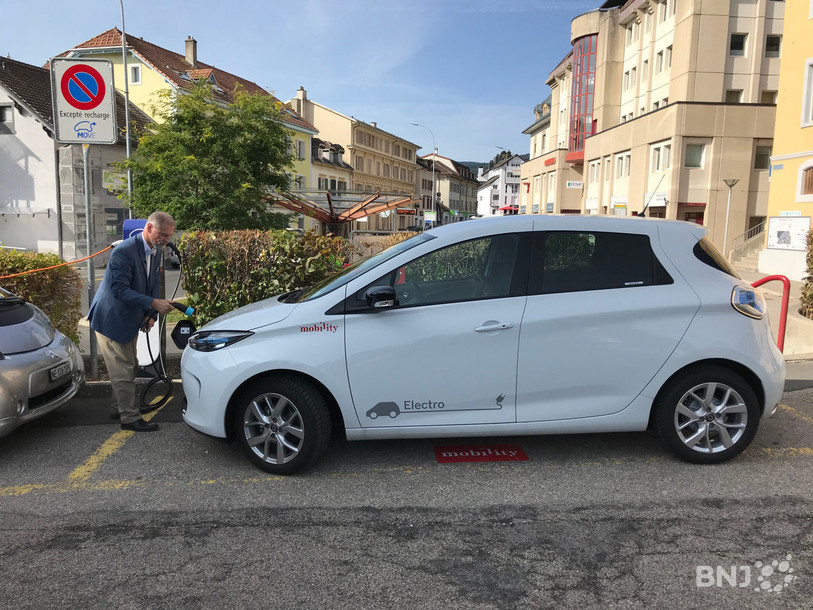 C'est un véhicule électrique qui vient compléter l'offre d'autopartage de Mobility à Val-de-Ruz.