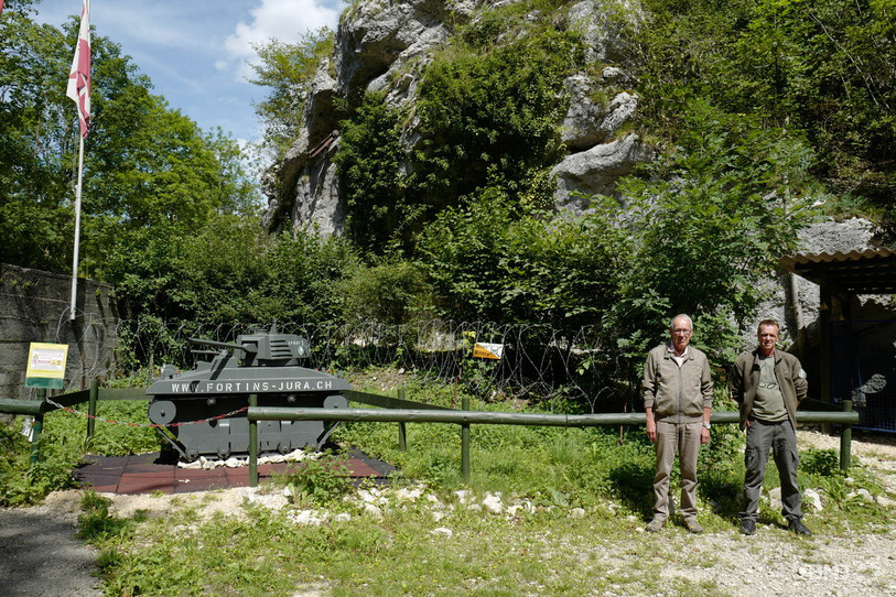 Pascal Monney et Hervé de Weck nous ont guidé pour cette visite particulière