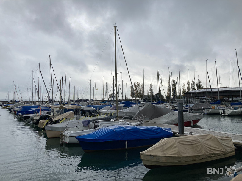 Le port du Nid-du-Crô à Neuchâtel.