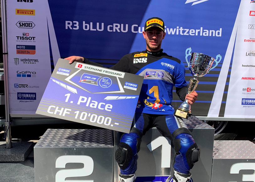 Deuxième du championnat avant les dernières courses en Croatie, Stéphane Frossard a réussi un superbe week-end pour s'adjuger le titre. (Photo: Facebook Stéphane Frossard)