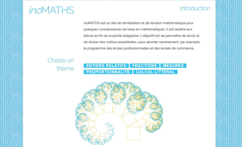 La plateforme comporte 40 à 50 tutoriels vidéos, elle est accessible à tous gratuitement. (Photo: Inomaths)