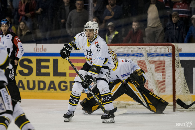 Jordane Hauert a été blessé au genou suite à la charge de Daniel Carbis (photo : archives/Jonathan Vallat).