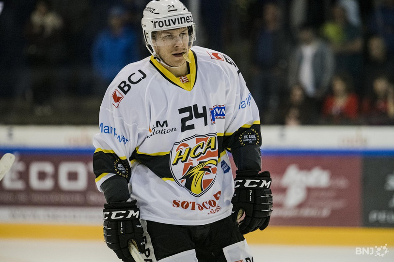 Nicolas Thibaudeau a été le premier buteur ajoulot vendredi soir (photo :archives/Jonathan Vallat).