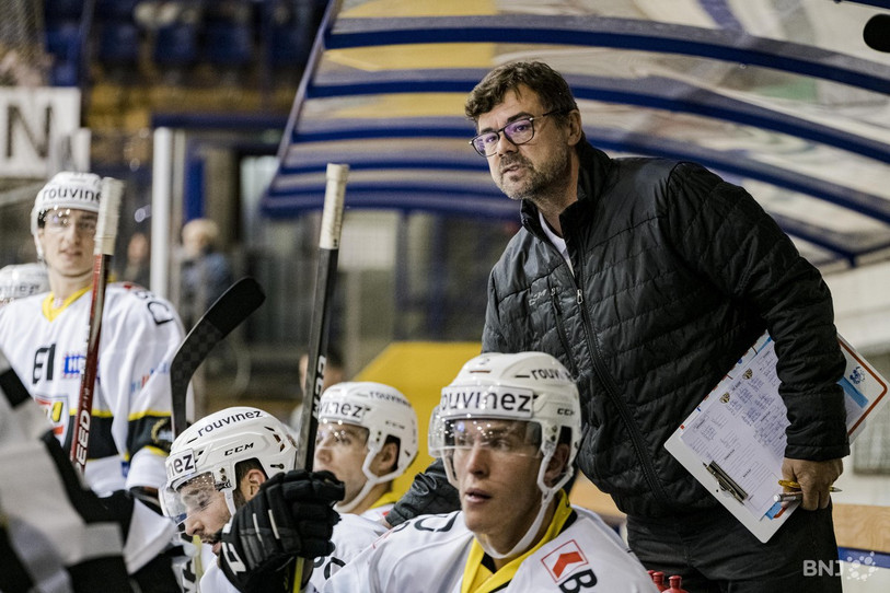 Vincent Léchenne et le HC Ajoie n'ont pas vécu un samedi très heureux à Biasca (photo : archives/Jonathan Vallat).