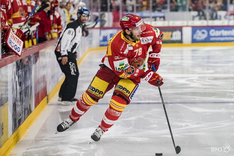 Marc-Antoine Pouliot a montré la voie à suivre au HCB en inscrivant le 1-0. (Photo : Archives)