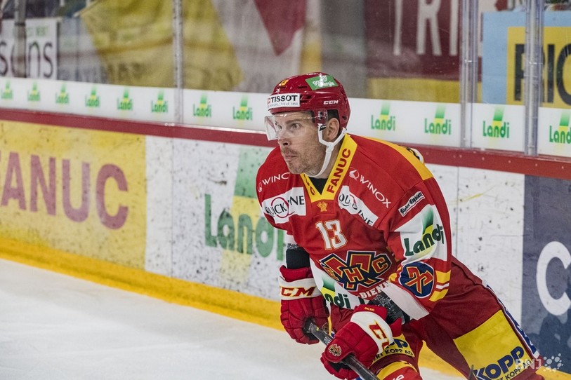 Malgré un but d'Anssi Salmela, le HC Bienne s'est incliné contre Lugano (photo : Jonathan Vallat).