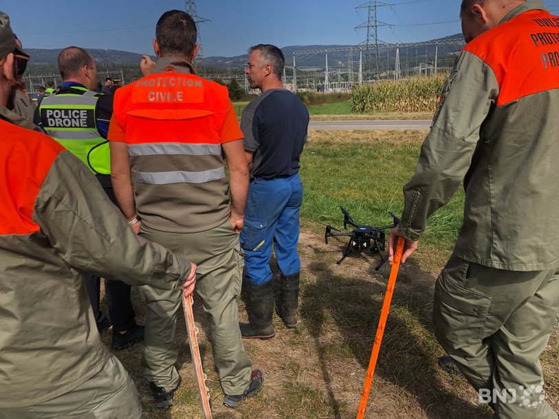 Une vingtaine de personnes ont été mobilisées pour retrouver les vaches égarées. 