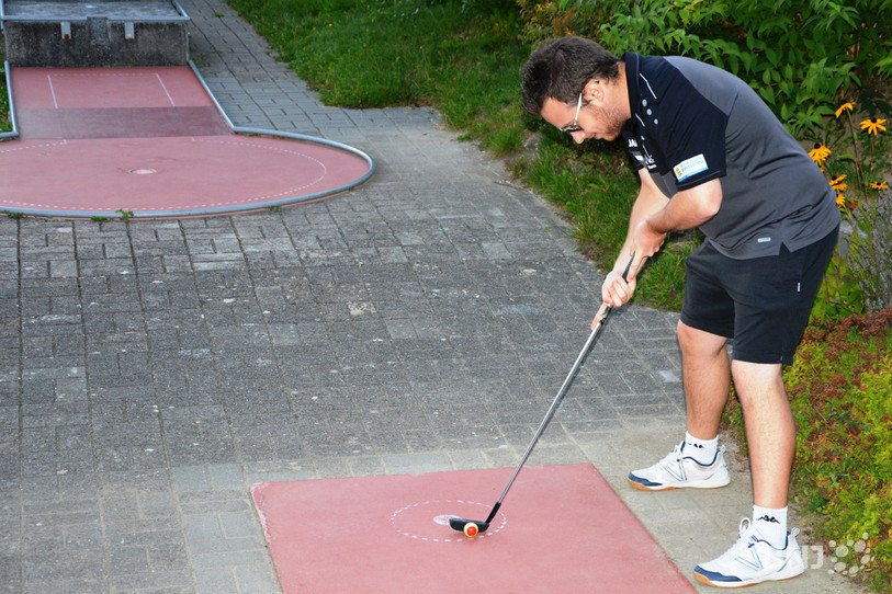 Nicolas Kaser en action sur le parcours de Reconvilier.