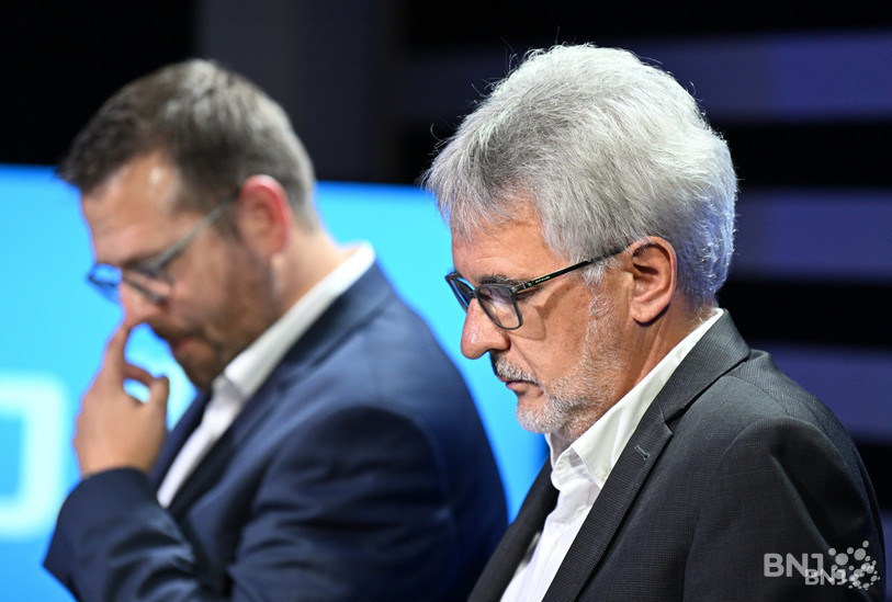 Fred-Henri Schnegg (UDC), en lice pour le second tour de l’élection au Gouvernement jurassien, était l’invité de « La Matinale » de RFJ ce mercredi. (Photo : Georges Henz.)