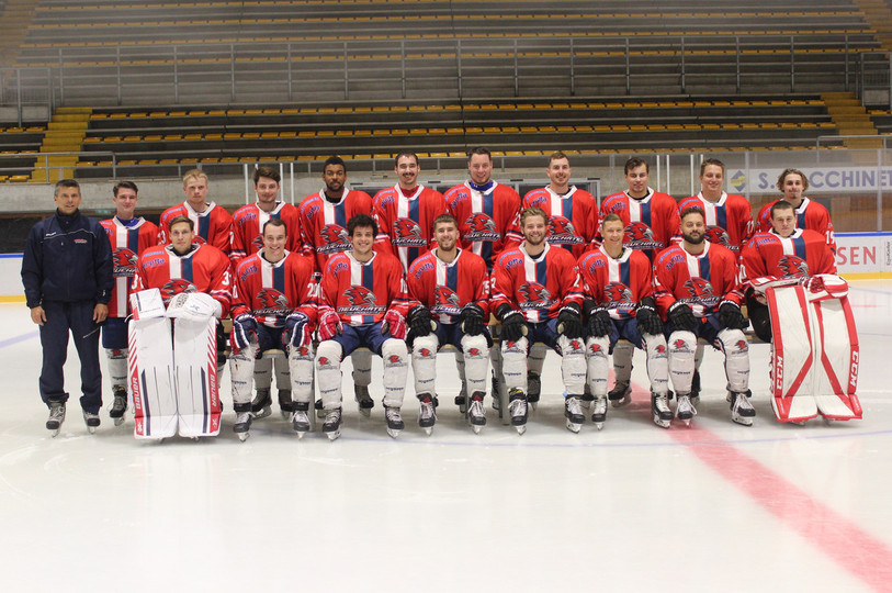 L'effectif 2019-2020 au grand complet. (photo : HC Université)