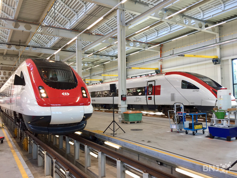Les trains ICN pourront dorénavant être entretenus à Bienne.