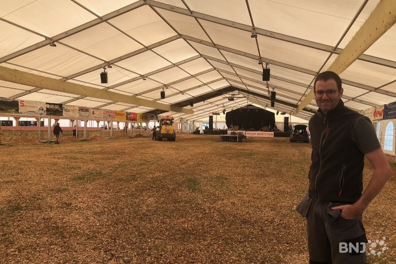 Michel Darbellay, président du comité d’organisation, est prêt à accueillir 2'700 festivaliers à Corban.