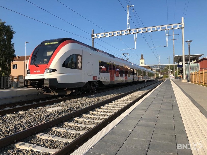 Les trains ont été bloqués ce mercredi matin entre Courfaivre et Courgenay. (photo : archives)