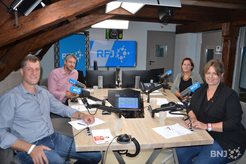 Thomas Stettler (UDC), Frédéric Nicolet (PEV), Géraldine Beuchat (PCSI) et Céline Robert-Charrue (Les Verts) ont parlé écologie, climat, énergie et pesticides.