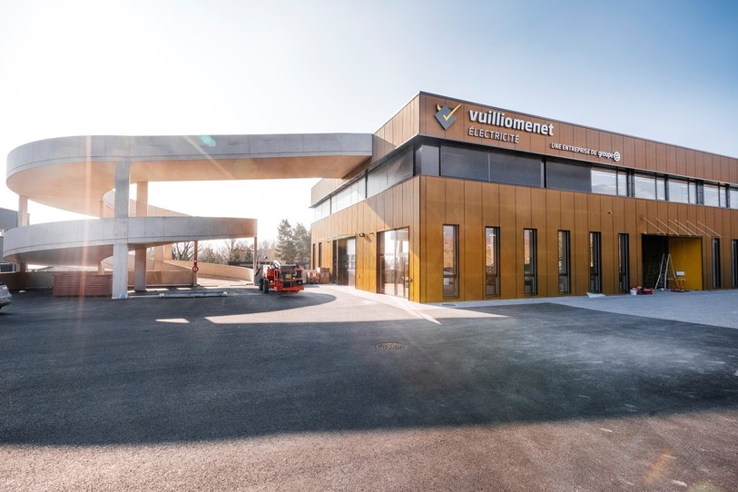 Le nouveau bâtiment. Photo: Groupe E - Guillaume Perret.