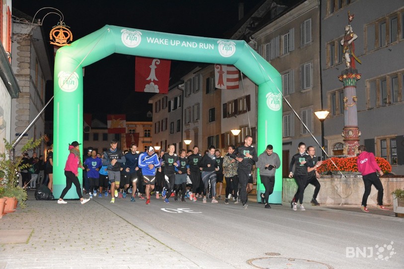 Ils étaient nombreux vendredi à s'élancer dès potron-minet pour la « Wake up and run »  à Delémont.