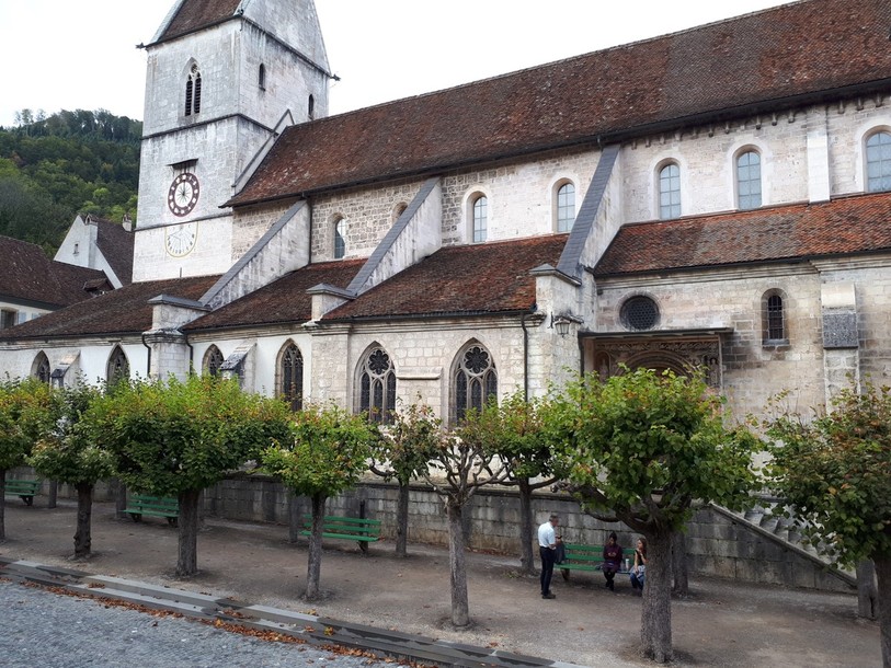 Les curieux peuvent suivre des visites guidées jusqu'à dimanche à la Collégiale de St-Ursanne. (Photo : archives)